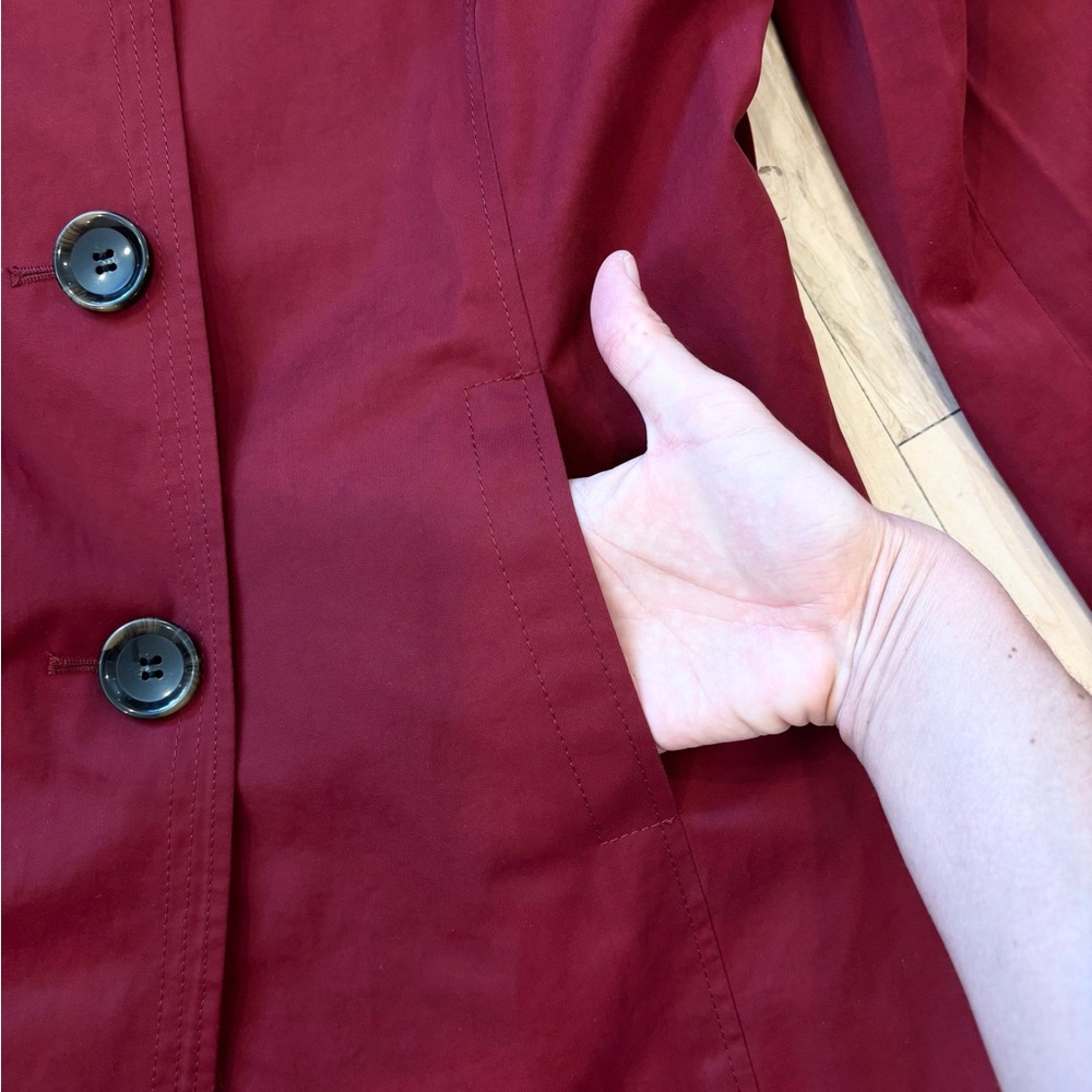 Ellen Tracy Tailored Ruby Red Jacket Three-Button… - image 6